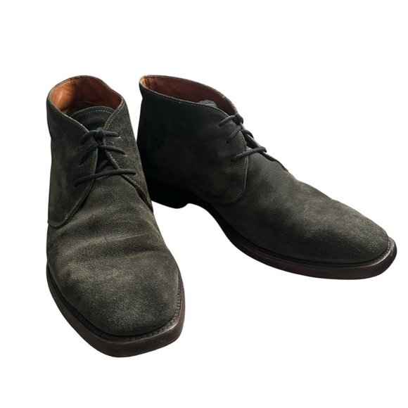 FRYE CHARCOAL SUEDE WESTON CHUKKA BOOTS SIZE 12 main image 9